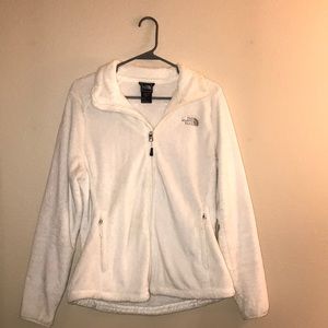 Fury White Full-Zip North Face Jacket